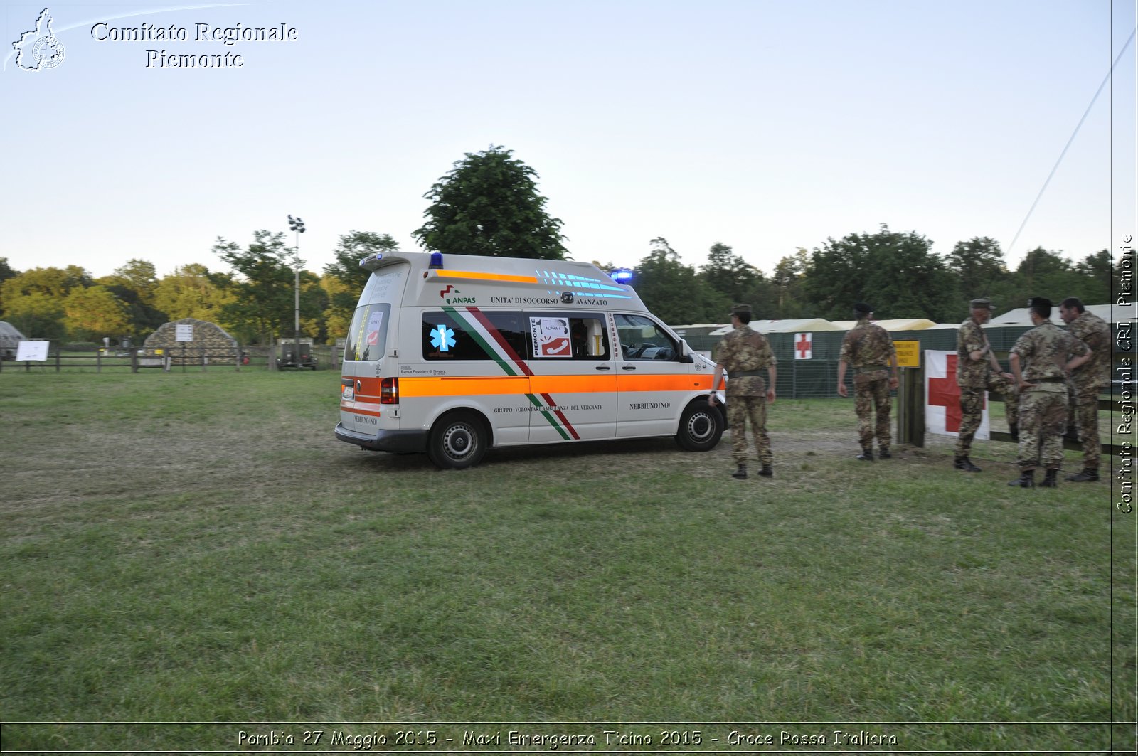 Pombia 27 Maggio 2015 - Maxi Emergenza Ticino 2015 - Croce Rossa Italiana- Comitato Regionale del Piemonte