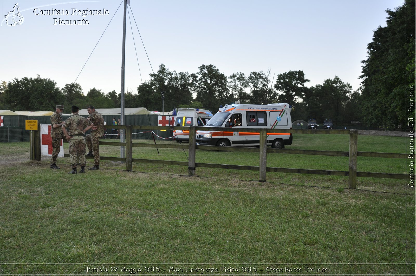 Pombia 27 Maggio 2015 - Maxi Emergenza Ticino 2015 - Croce Rossa Italiana- Comitato Regionale del Piemonte