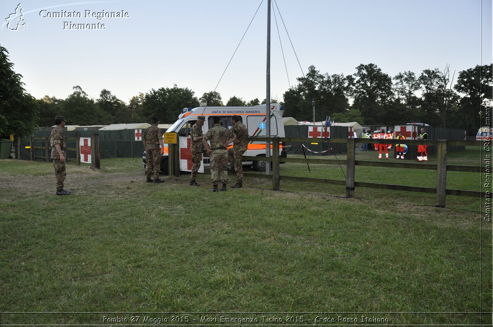 Pombia 27 Maggio 2015 - Maxi Emergenza Ticino 2015 - Croce Rossa Italiana- Comitato Regionale del Piemonte