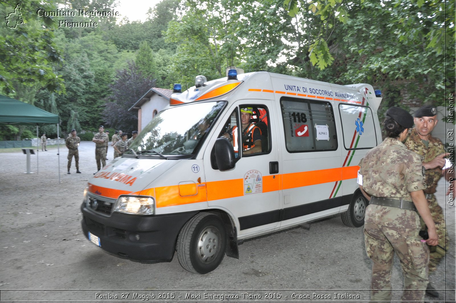 Pombia 27 Maggio 2015 - Maxi Emergenza Ticino 2015 - Croce Rossa Italiana- Comitato Regionale del Piemonte