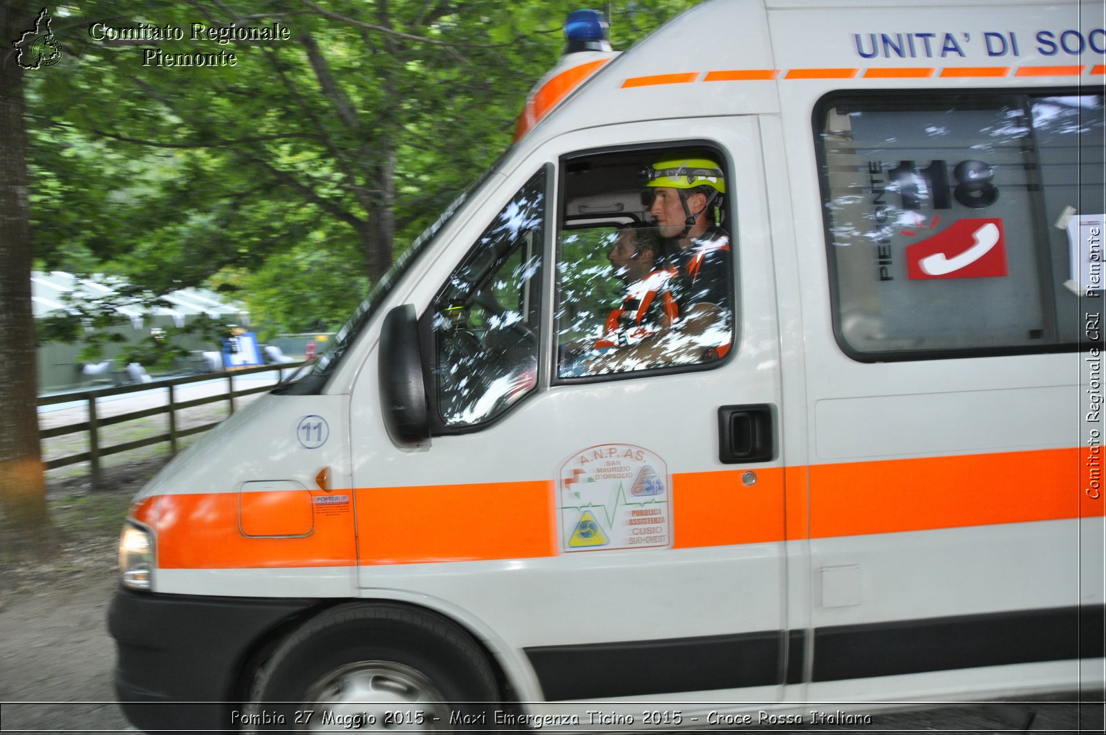 Pombia 27 Maggio 2015 - Maxi Emergenza Ticino 2015 - Croce Rossa Italiana- Comitato Regionale del Piemonte