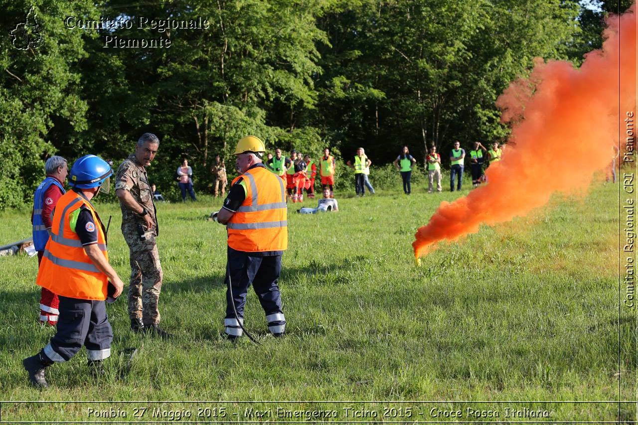 Pombia 27 Maggio 2015 - Maxi Emergenza Ticino 2015 - Croce Rossa Italiana- Comitato Regionale del Piemonte