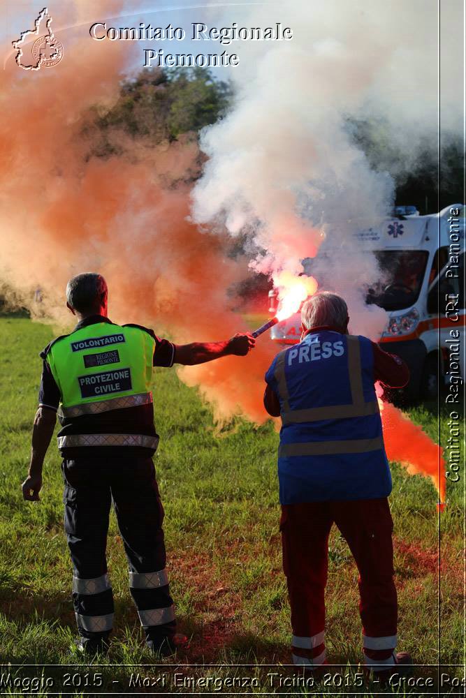 Pombia 27 Maggio 2015 - Maxi Emergenza Ticino 2015 - Croce Rossa Italiana- Comitato Regionale del Piemonte