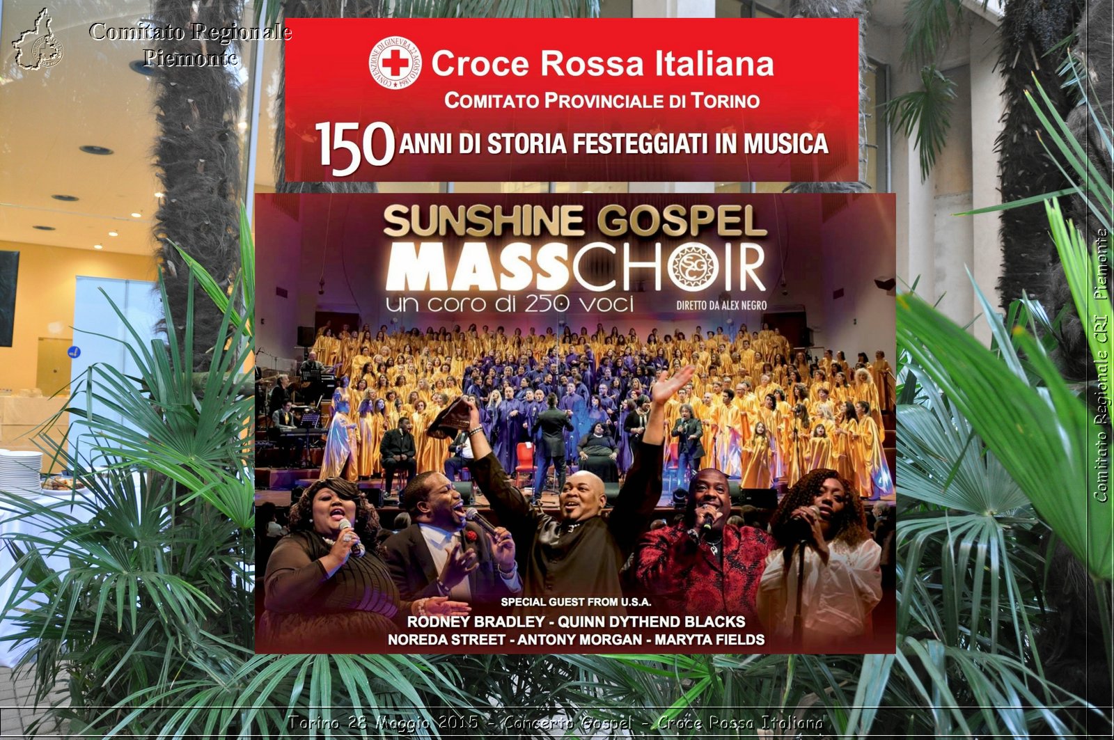 Torino 28 Maggio 2015 - Concerto Gospel - Croce Rossa Italiana- Comitato Regionale del Piemonte