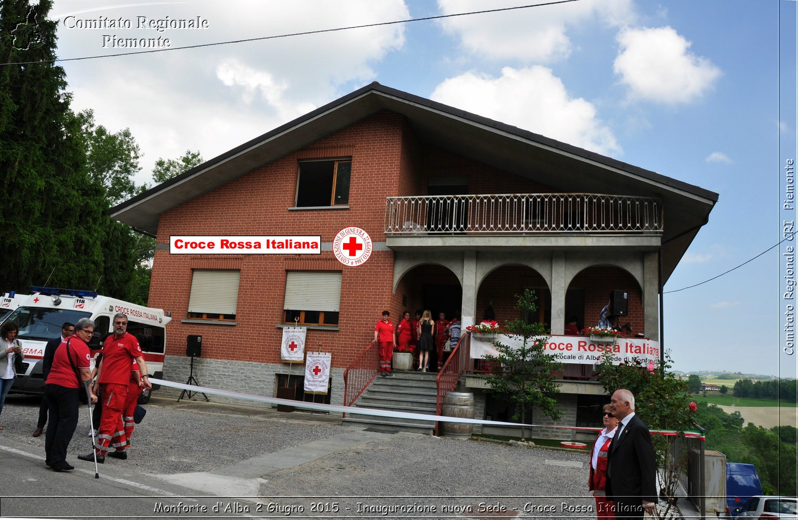 Monforte d'Alba 2 Giugno 2015 - Inaugurazione nuova Sede - Croce Rossa Italiana- Comitato Regionale del Piemonte