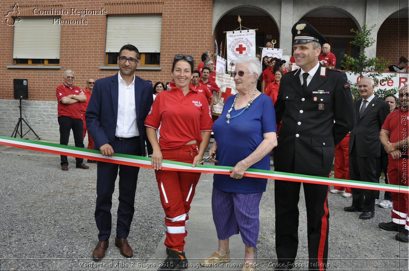 Monforte d'Alba 2 Giugno 2015 - Inaugurazione nuova Sede - Croce Rossa Italiana- Comitato Regionale del Piemonte