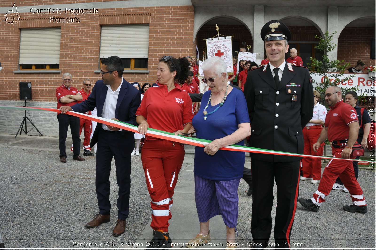 Monforte d'Alba 2 Giugno 2015 - Inaugurazione nuova Sede - Croce Rossa Italiana- Comitato Regionale del Piemonte