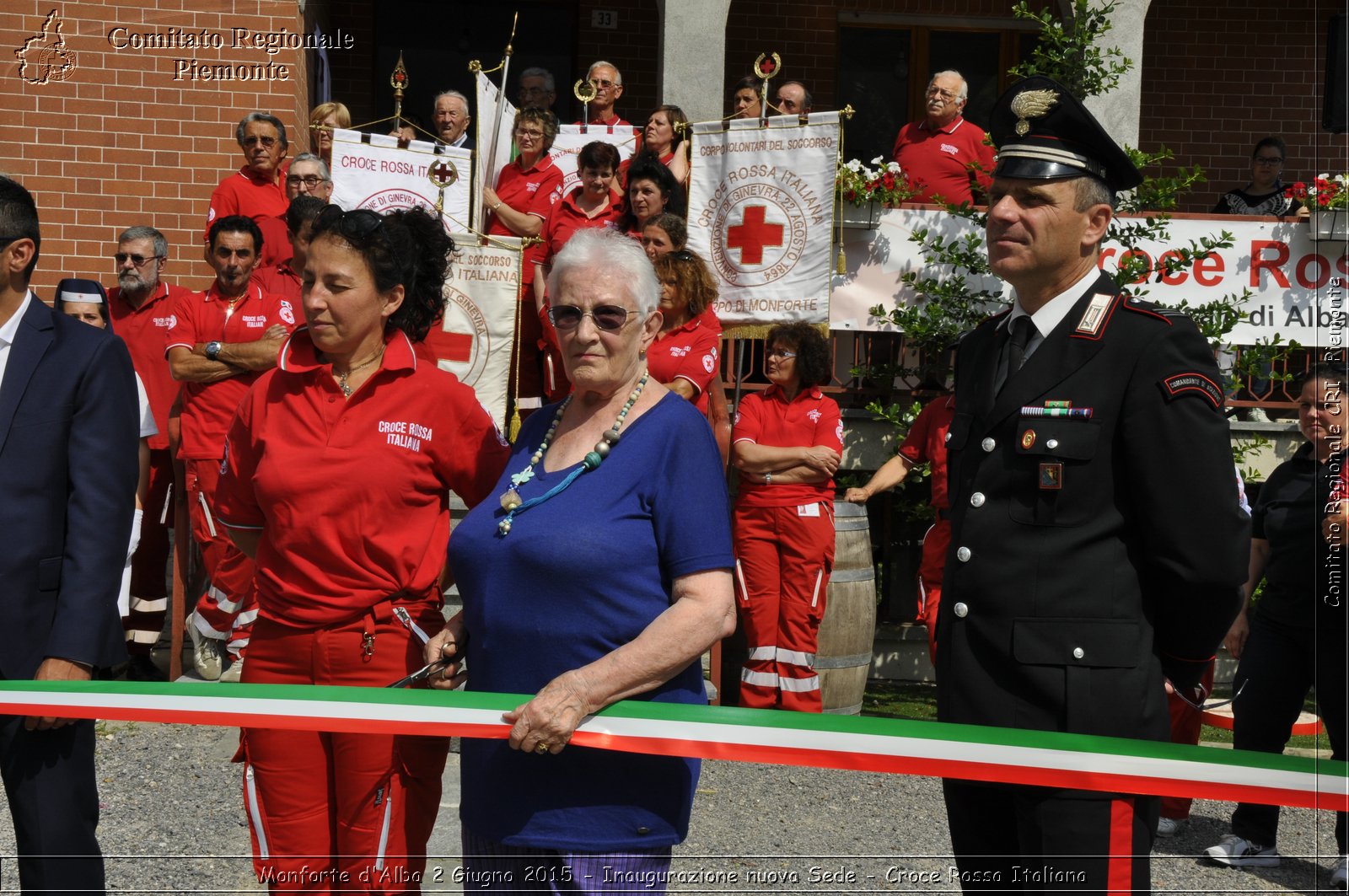 Monforte d'Alba 2 Giugno 2015 - Inaugurazione nuova Sede - Croce Rossa Italiana- Comitato Regionale del Piemonte