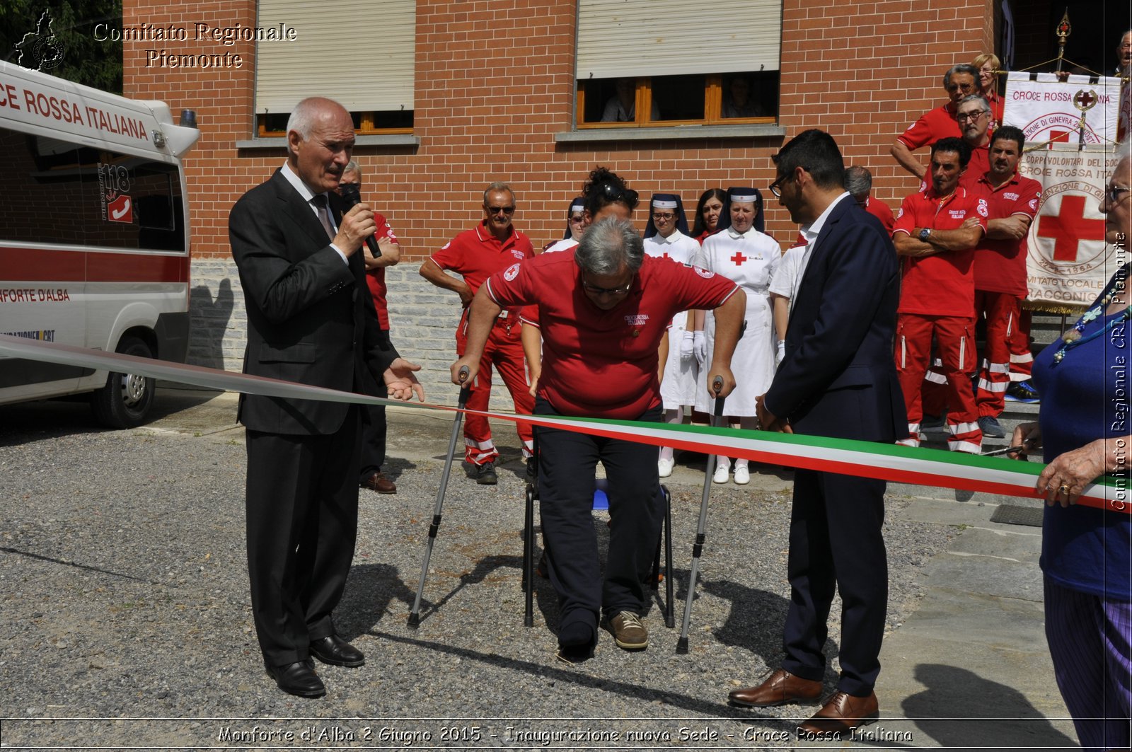 Monforte d'Alba 2 Giugno 2015 - Inaugurazione nuova Sede - Croce Rossa Italiana- Comitato Regionale del Piemonte