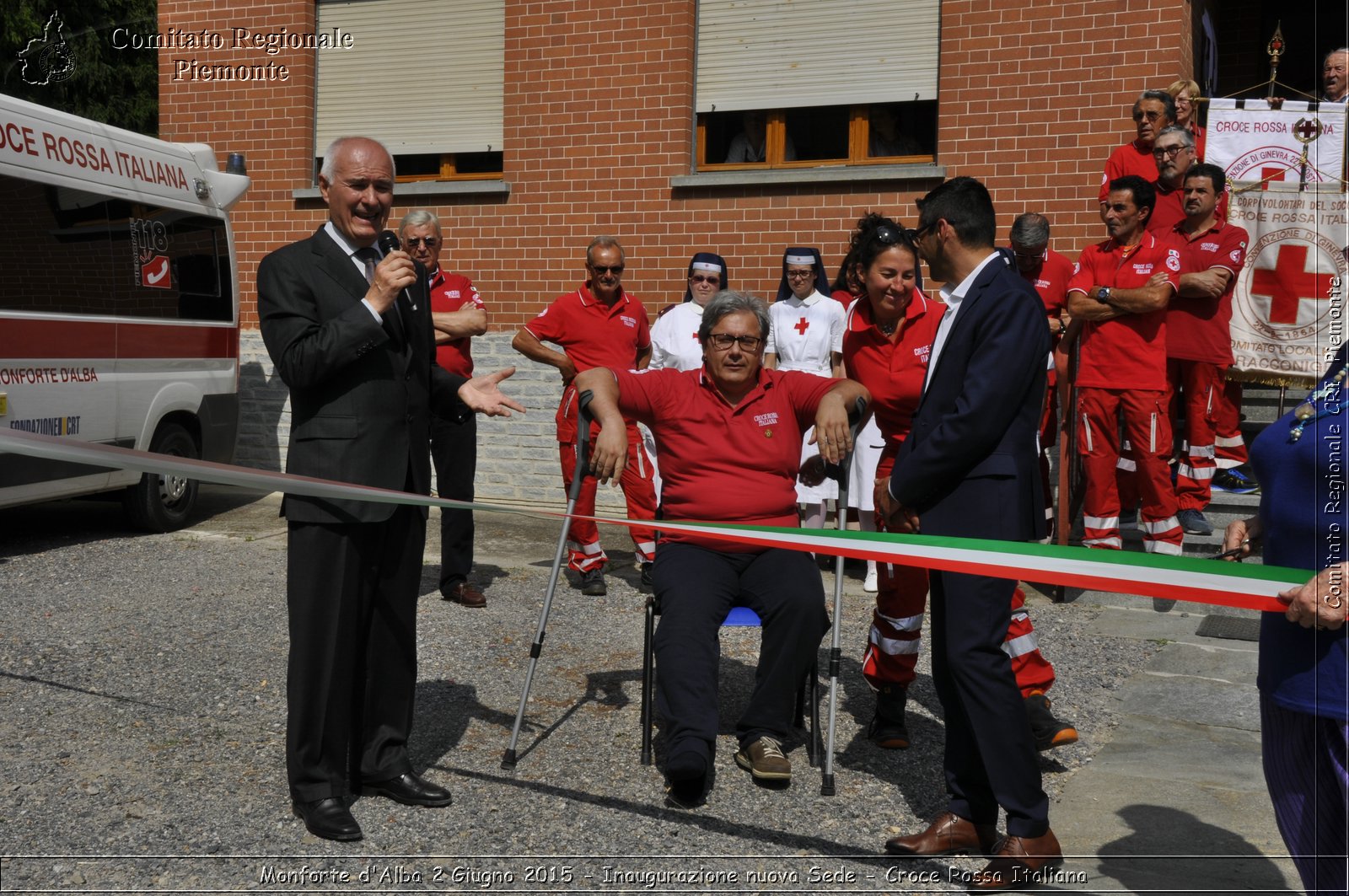 Monforte d'Alba 2 Giugno 2015 - Inaugurazione nuova Sede - Croce Rossa Italiana- Comitato Regionale del Piemonte