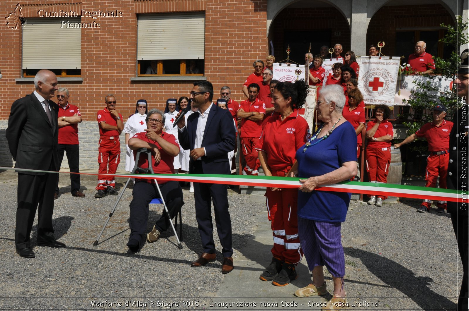 Monforte d'Alba 2 Giugno 2015 - Inaugurazione nuova Sede - Croce Rossa Italiana- Comitato Regionale del Piemonte