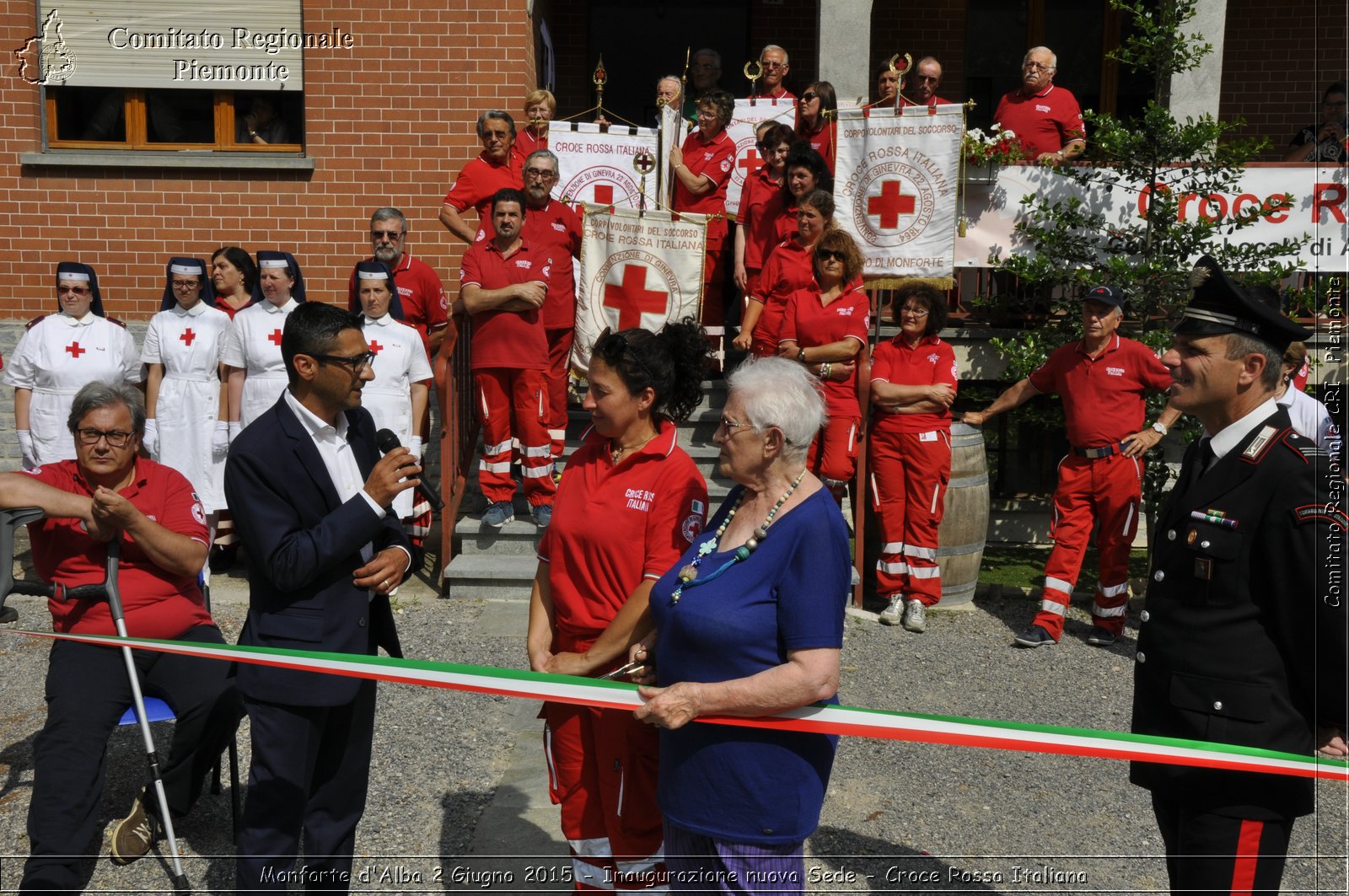 Monforte d'Alba 2 Giugno 2015 - Inaugurazione nuova Sede - Croce Rossa Italiana- Comitato Regionale del Piemonte