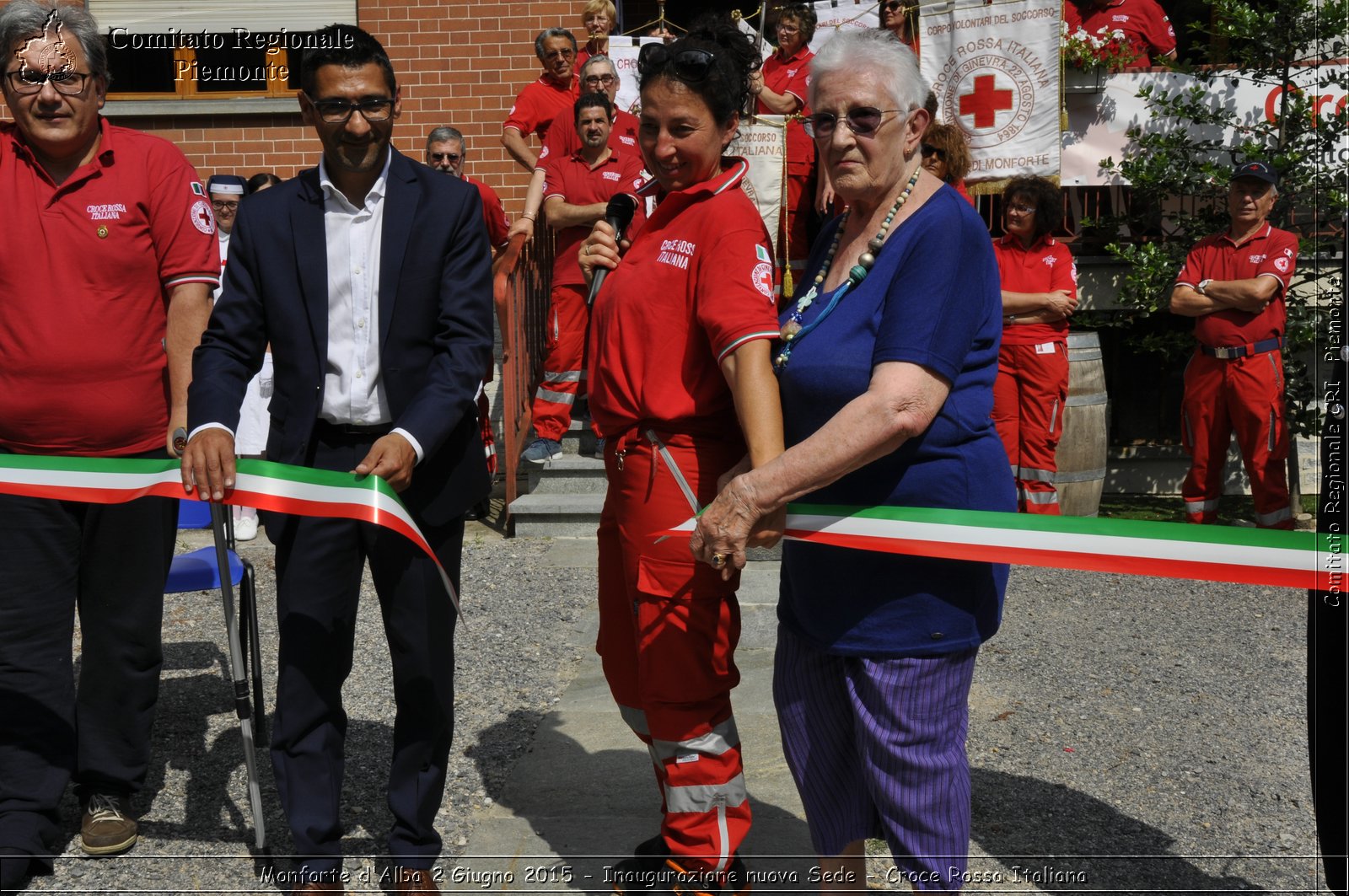 Monforte d'Alba 2 Giugno 2015 - Inaugurazione nuova Sede - Croce Rossa Italiana- Comitato Regionale del Piemonte