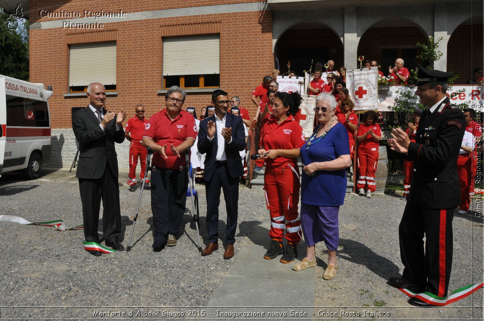 Monforte d'Alba 2 Giugno 2015 - Inaugurazione nuova Sede - Croce Rossa Italiana- Comitato Regionale del Piemonte