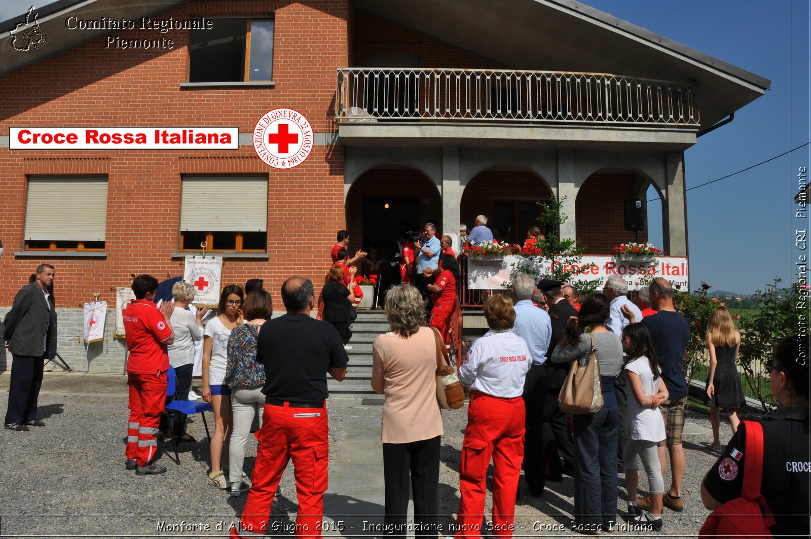 Monforte d'Alba 2 Giugno 2015 - Inaugurazione nuova Sede - Croce Rossa Italiana- Comitato Regionale del Piemonte