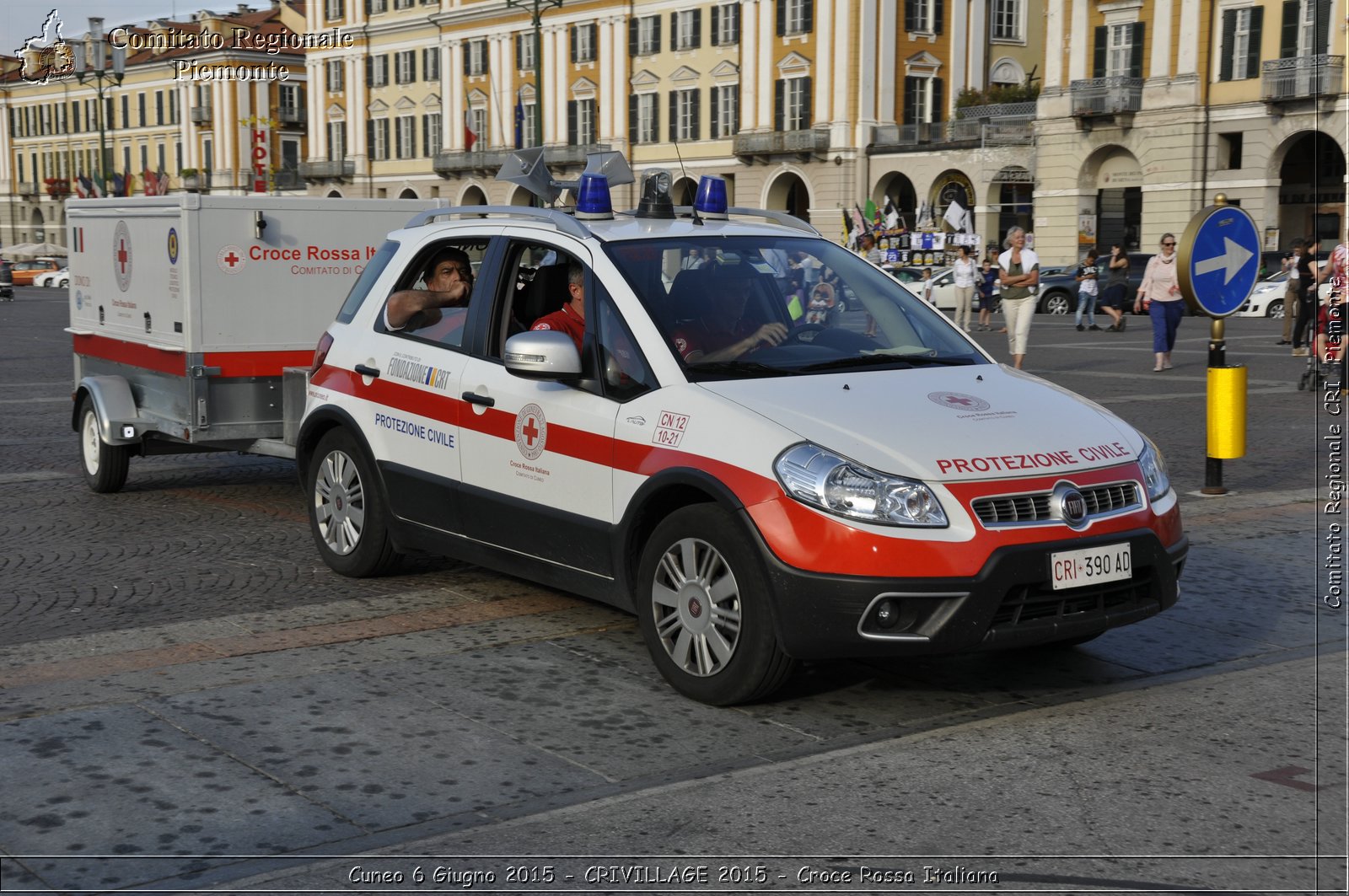 Cuneo 6 Giugno 2015 - CRIVILLAGE 2015 - Croce Rossa Italiana- Comitato Regionale del Piemonte