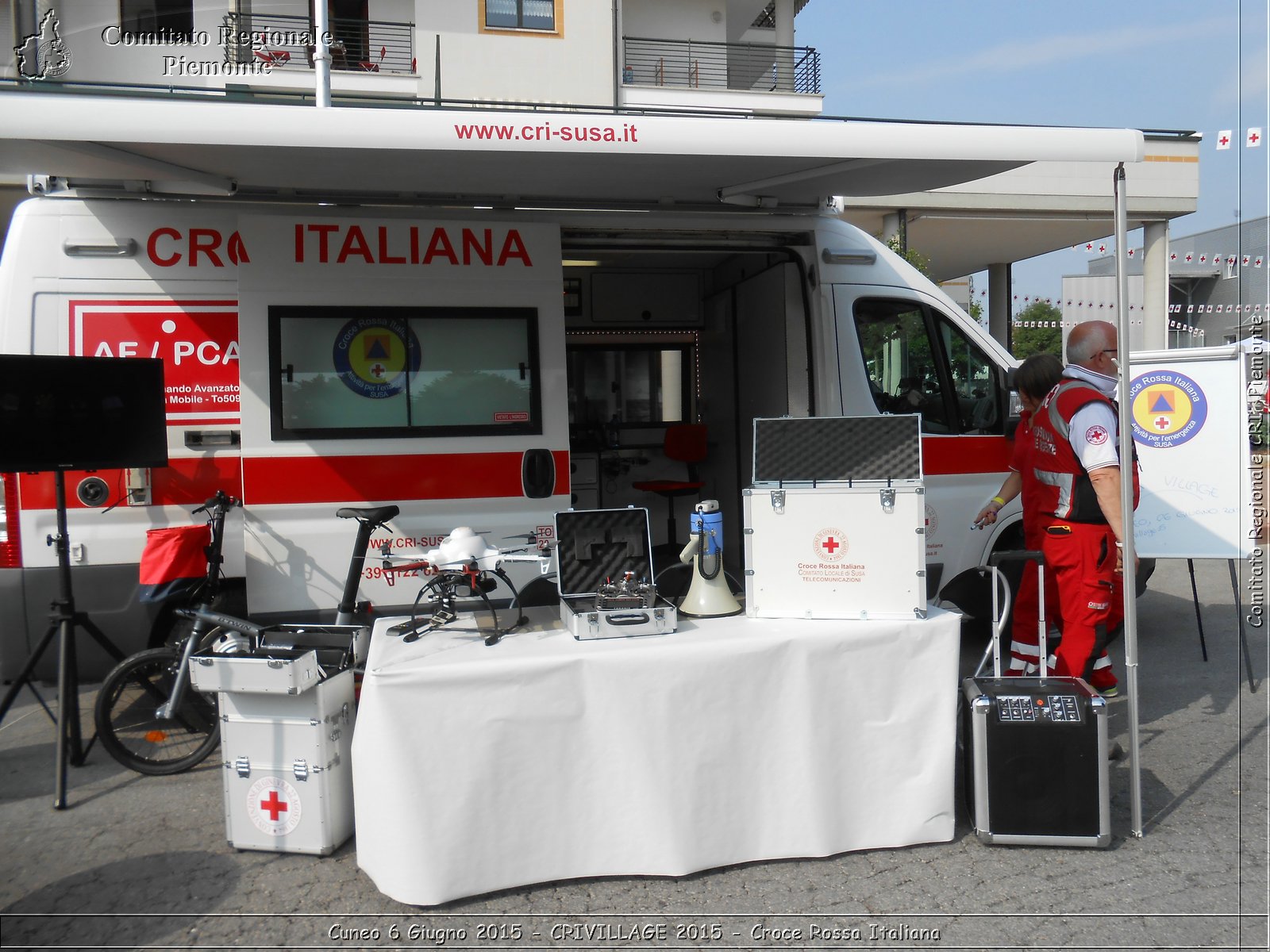 Cuneo 6 Giugno 2015 - CRIVILLAGE 2015 - Croce Rossa Italiana- Comitato Regionale del Piemonte