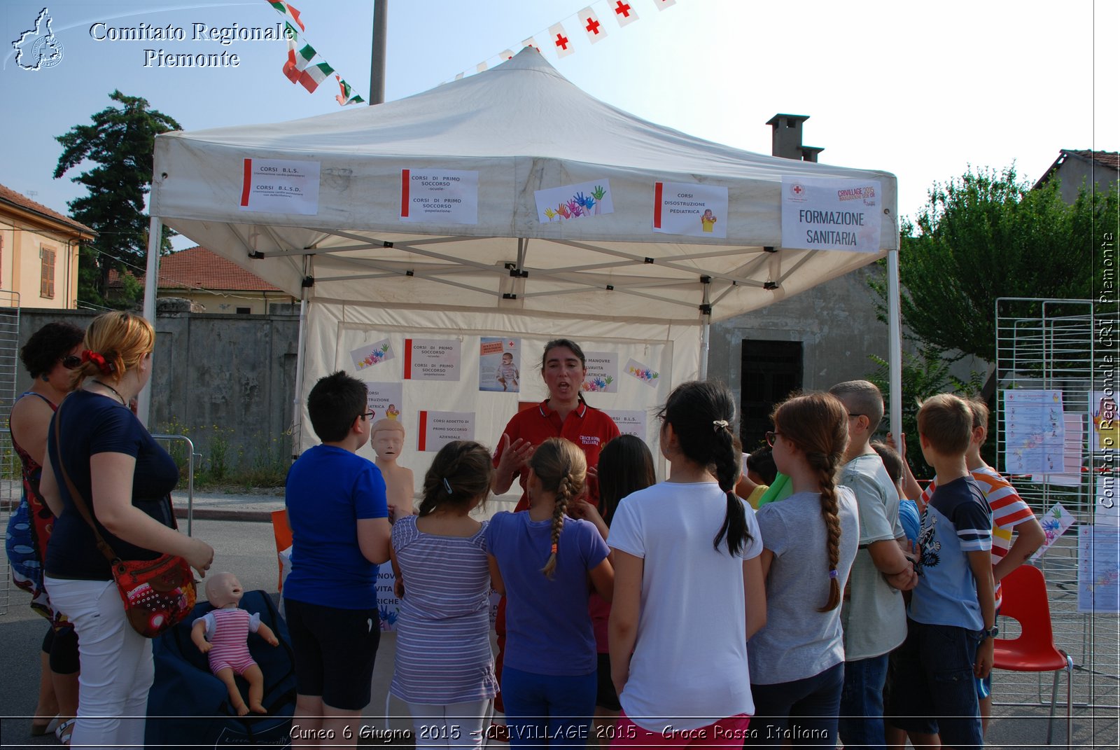 Cuneo 6 Giugno 2015 - CRIVILLAGE 2015 - Croce Rossa Italiana- Comitato Regionale del Piemonte