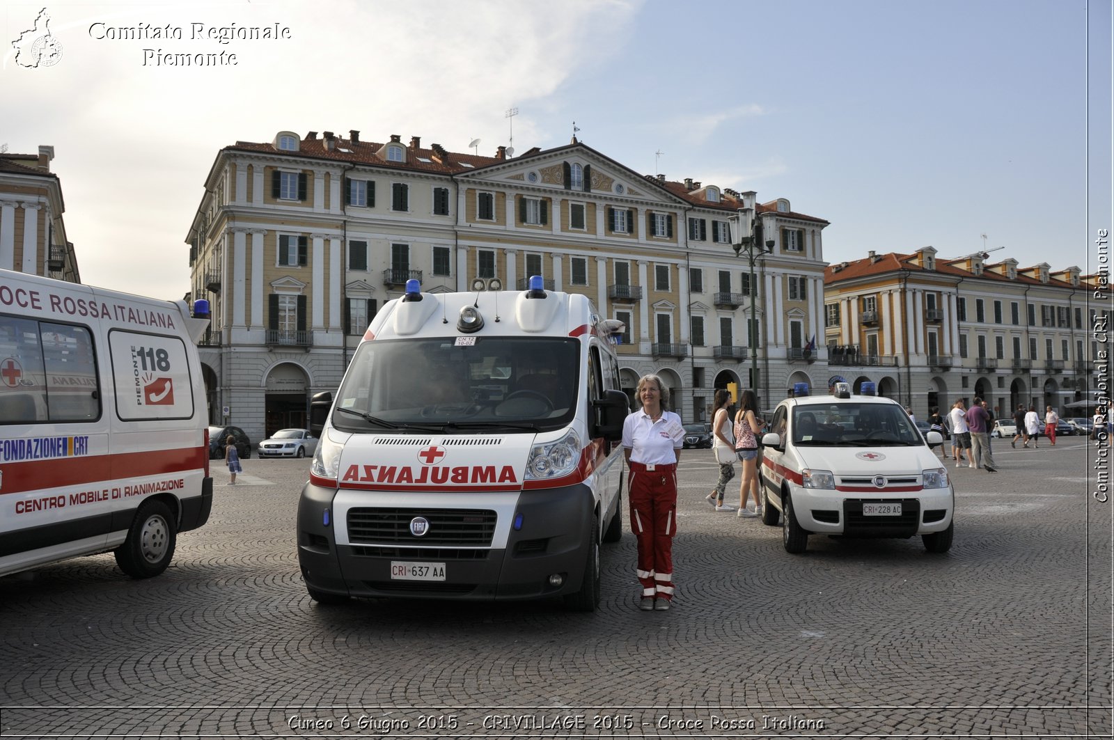 Cuneo 6 Giugno 2015 - CRIVILLAGE 2015 - Croce Rossa Italiana- Comitato Regionale del Piemonte