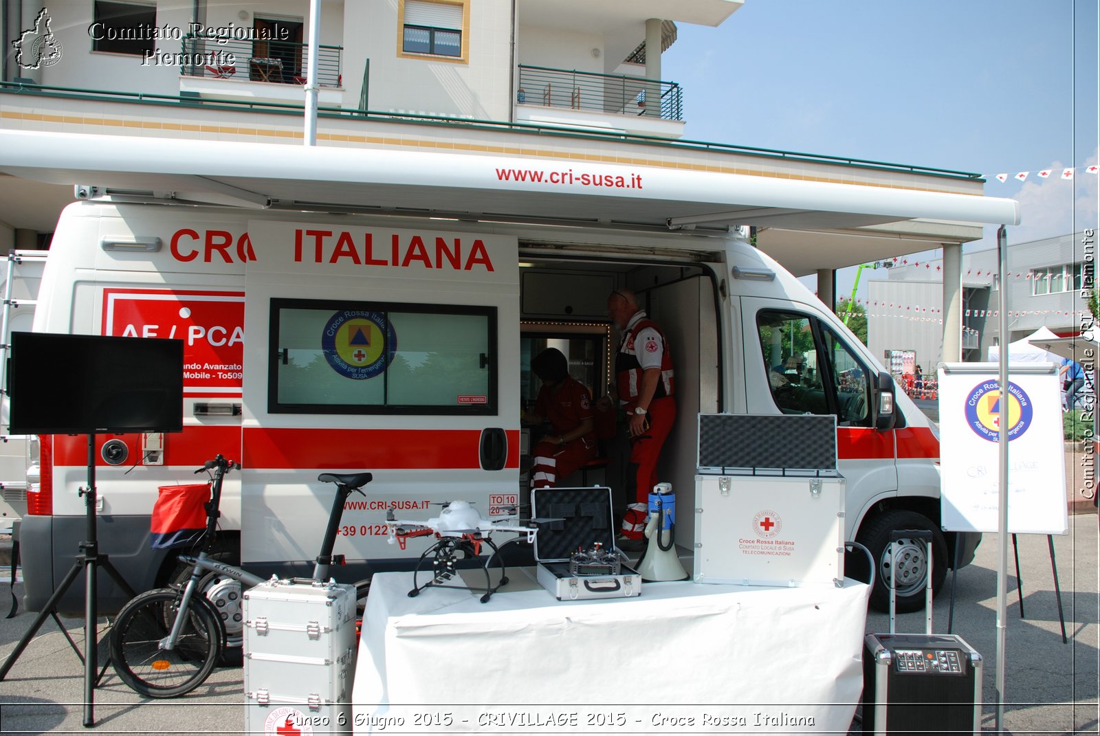 Cuneo 6 Giugno 2015 - CRIVILLAGE 2015 - Croce Rossa Italiana- Comitato Regionale del Piemonte