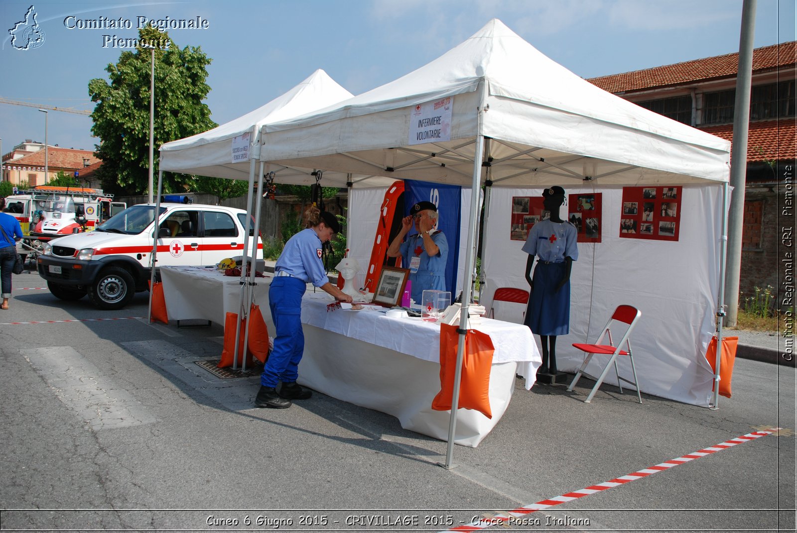 Cuneo 6 Giugno 2015 - CRIVILLAGE 2015 - Croce Rossa Italiana- Comitato Regionale del Piemonte