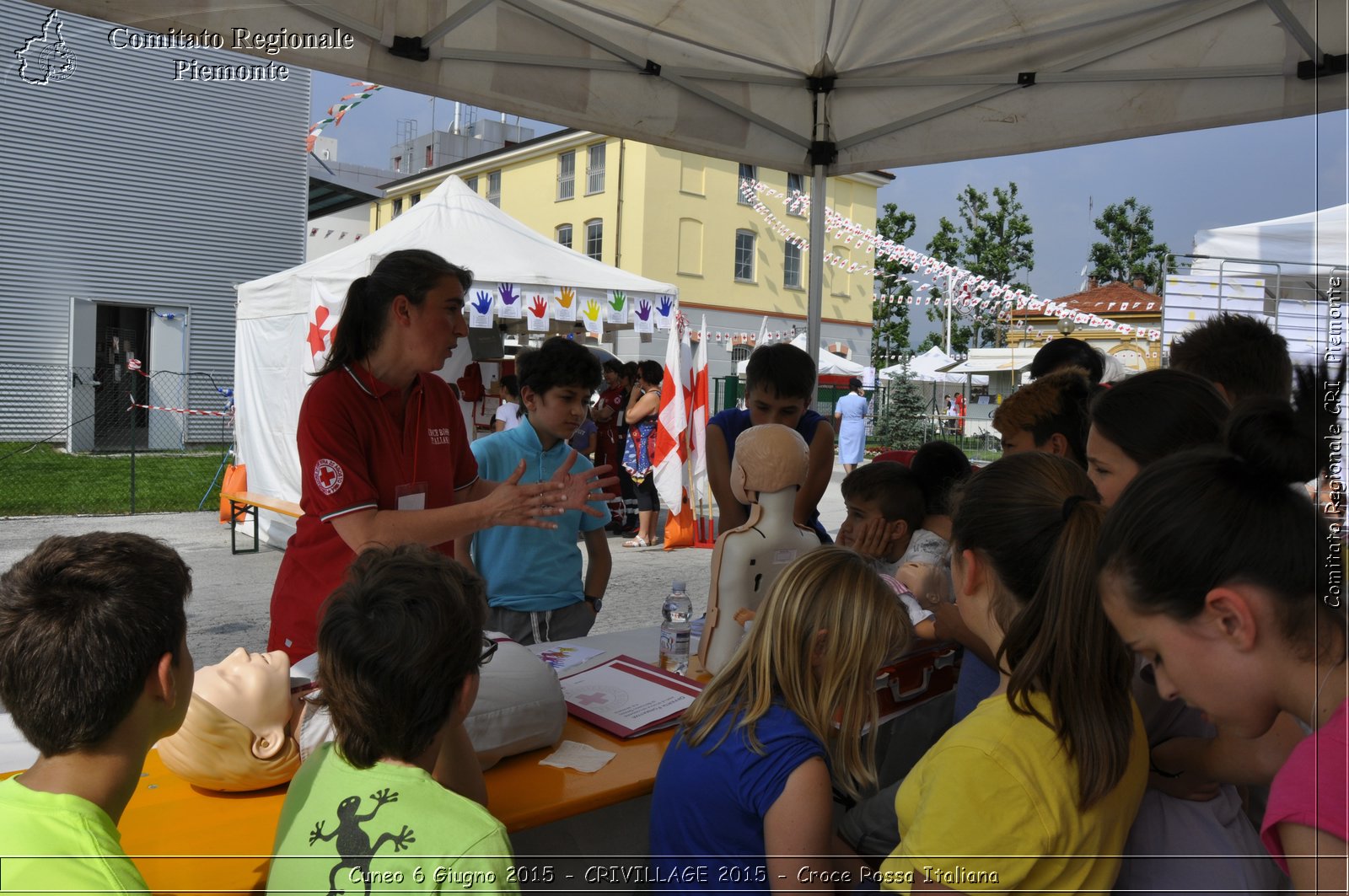 Cuneo 6 Giugno 2015 - CRIVILLAGE 2015 - Croce Rossa Italiana- Comitato Regionale del Piemonte