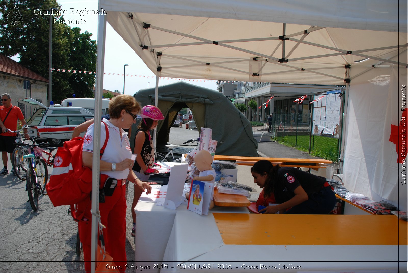 Cuneo 6 Giugno 2015 - CRIVILLAGE 2015 - Croce Rossa Italiana- Comitato Regionale del Piemonte