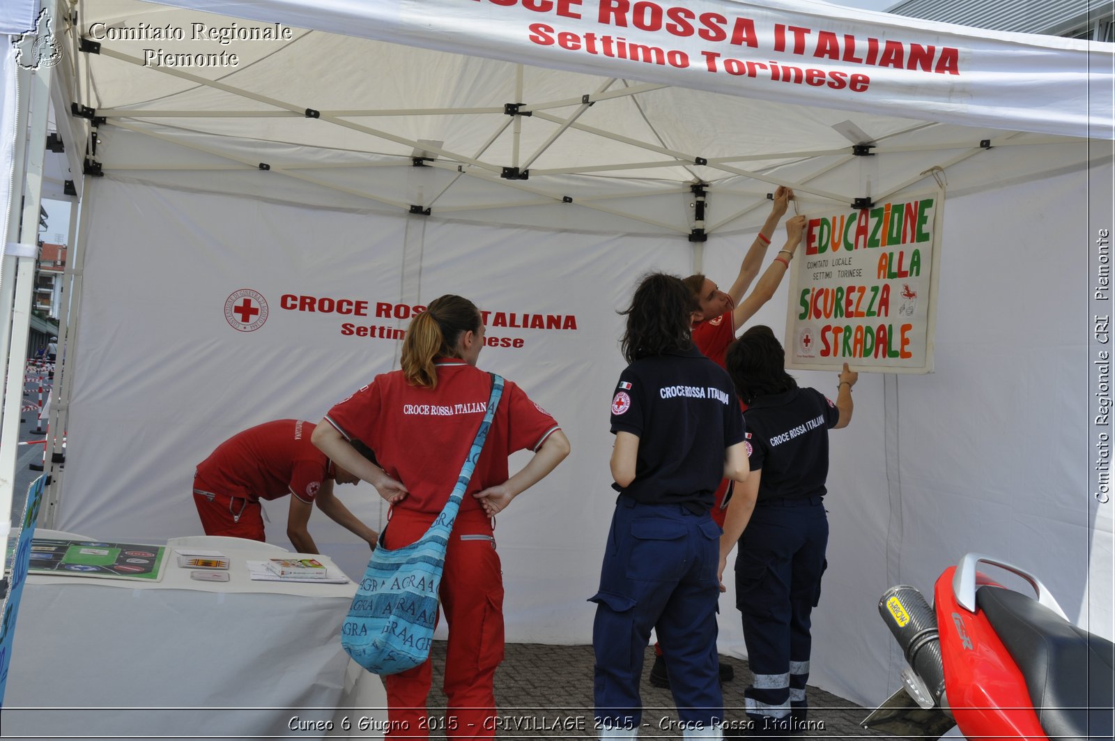 Cuneo 6 Giugno 2015 - CRIVILLAGE 2015 - Croce Rossa Italiana- Comitato Regionale del Piemonte