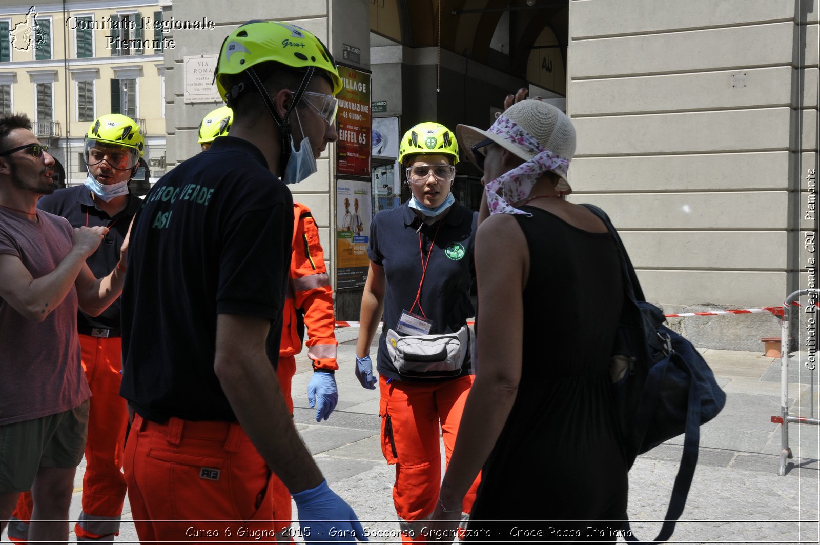 Cuneo 6 Giugno 2015 - Gara Soccorso Organizzato - Croce Rossa Italiana- Comitato Regionale del Piemonte