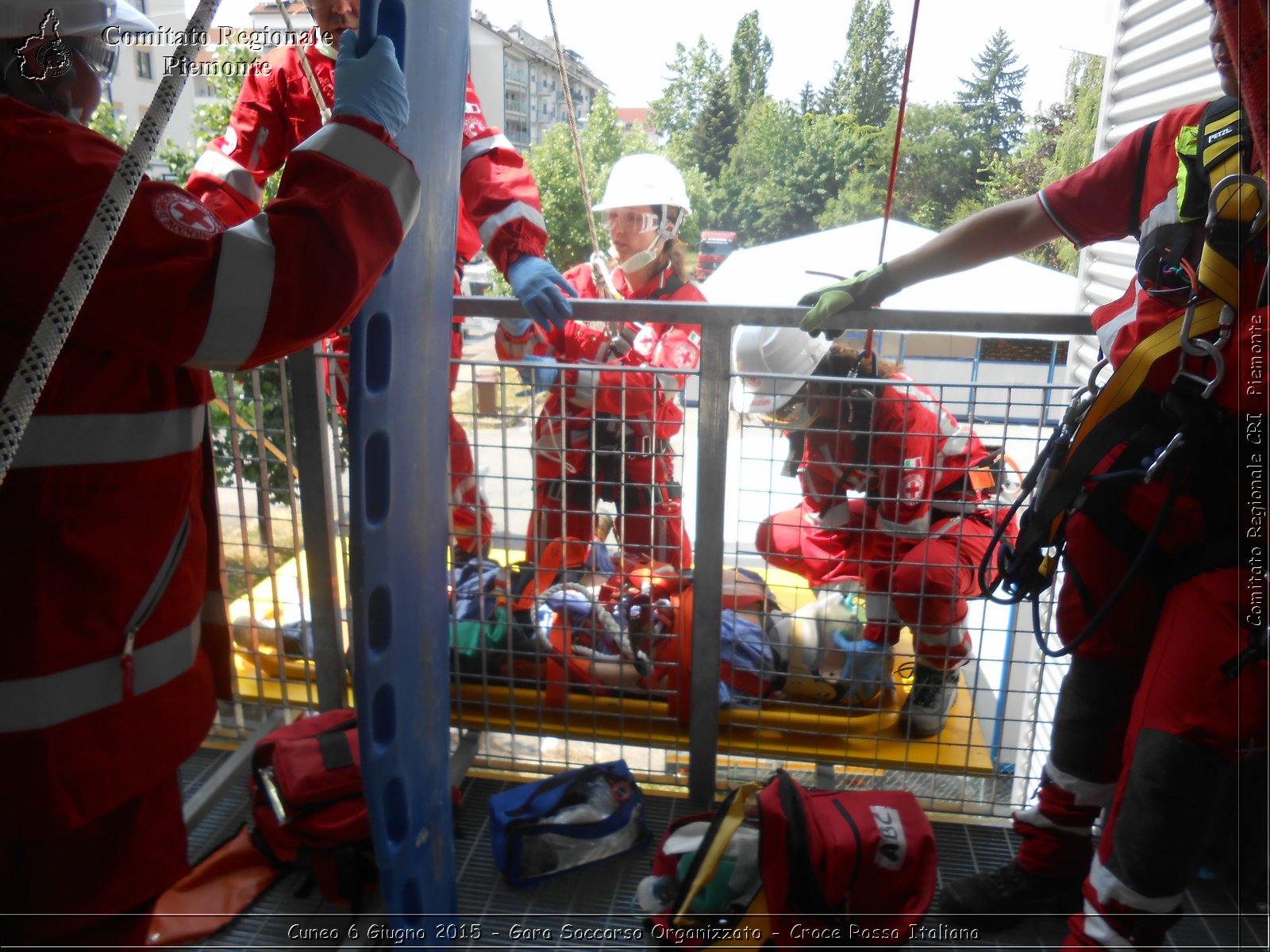 Cuneo 6 Giugno 2015 - Gara Soccorso Organizzato - Croce Rossa Italiana- Comitato Regionale del Piemonte