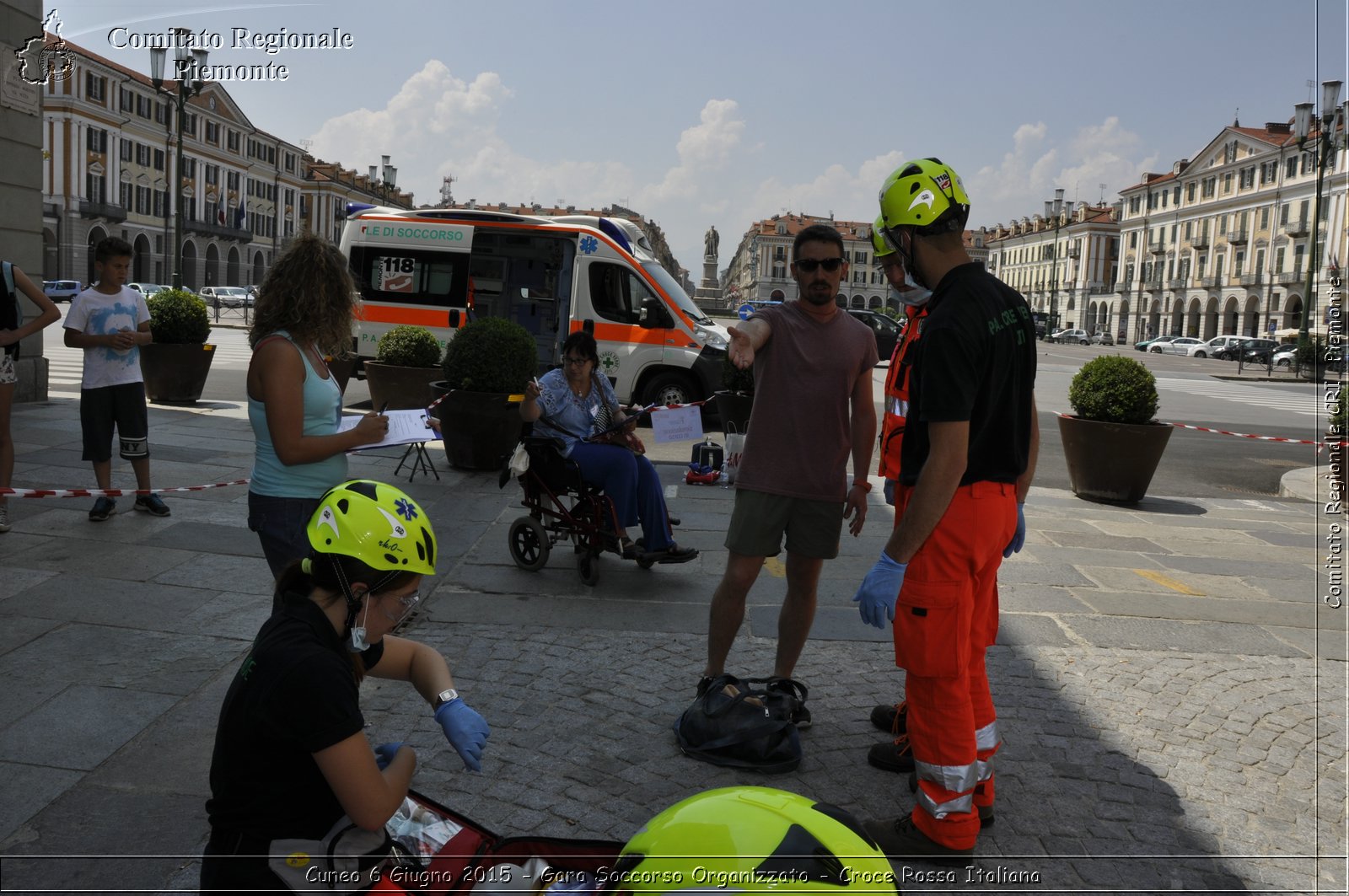 Cuneo 6 Giugno 2015 - Gara Soccorso Organizzato - Croce Rossa Italiana- Comitato Regionale del Piemonte