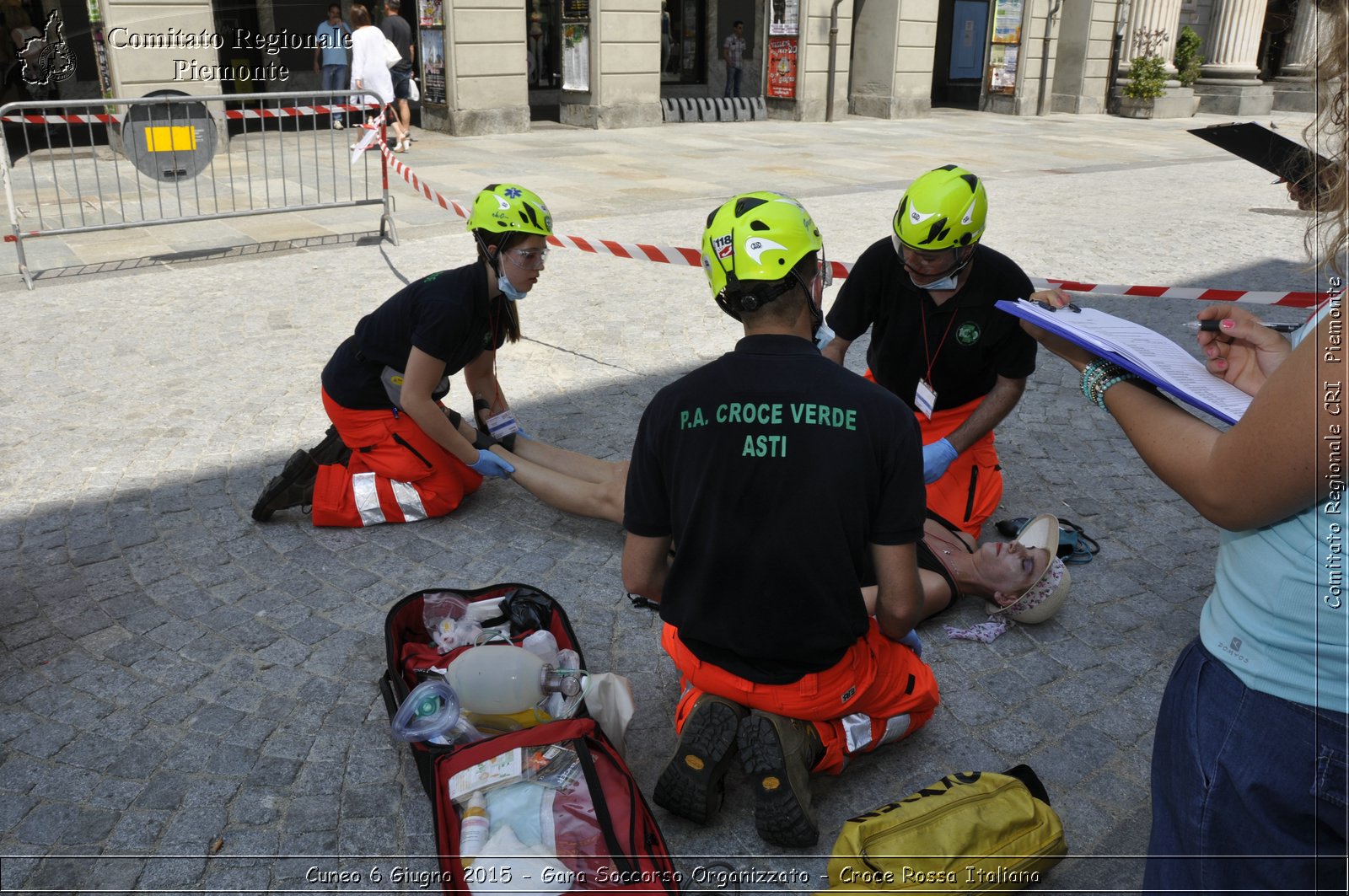 Cuneo 6 Giugno 2015 - Gara Soccorso Organizzato - Croce Rossa Italiana- Comitato Regionale del Piemonte