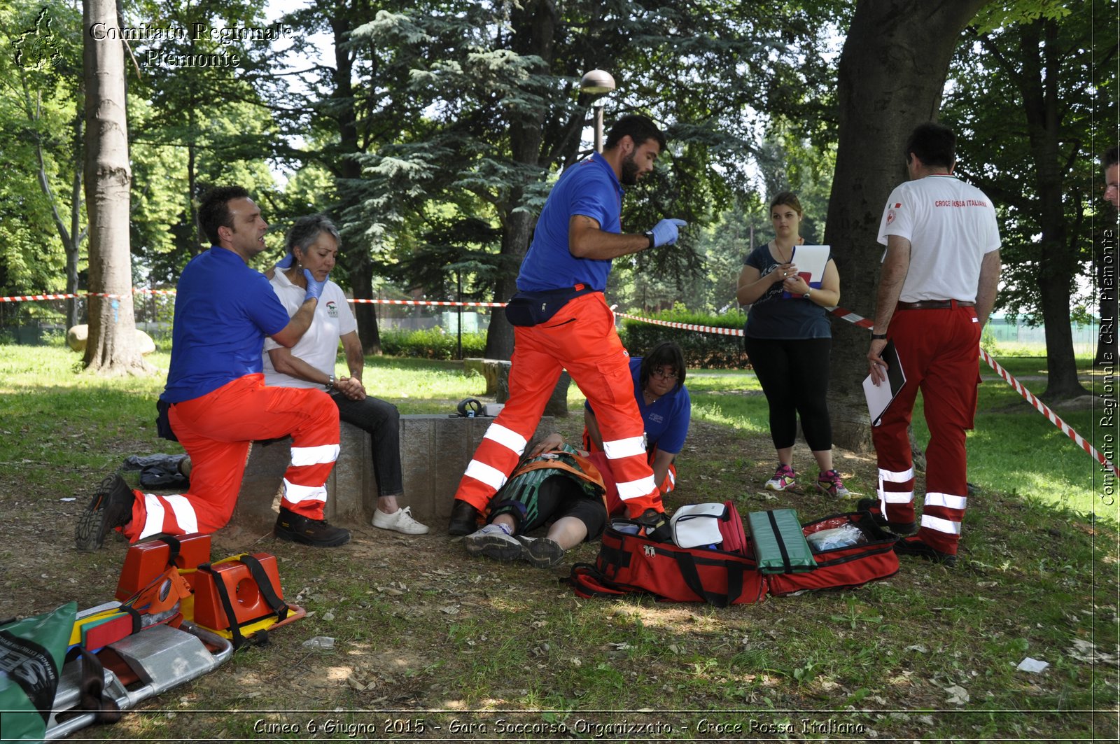 Cuneo 6 Giugno 2015 - Gara Soccorso Organizzato - Croce Rossa Italiana- Comitato Regionale del Piemonte