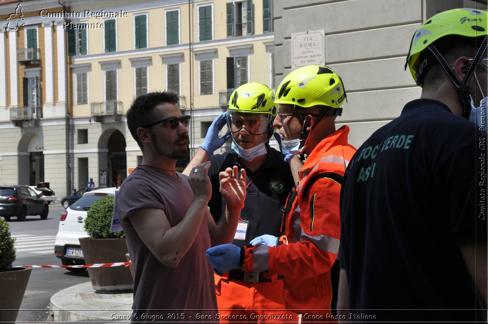 Cuneo 6 Giugno 2015 - Gara Soccorso Organizzato - Croce Rossa Italiana- Comitato Regionale del Piemonte