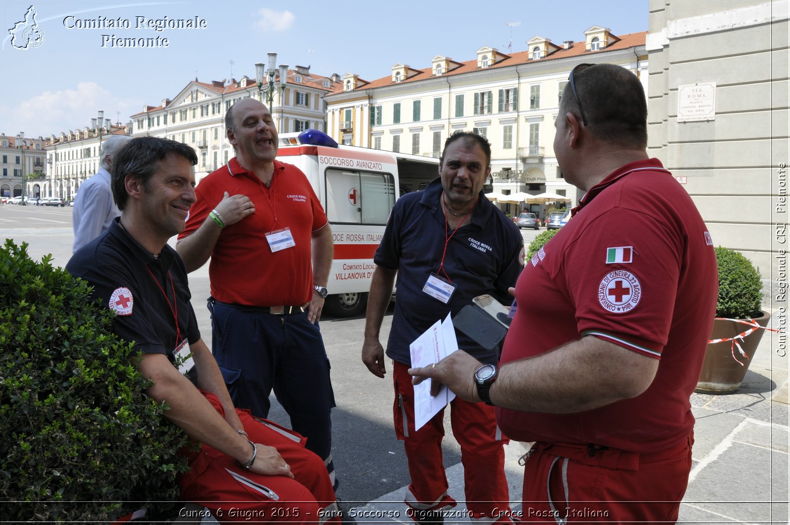 Cuneo 6 Giugno 2015 - Gara Soccorso Organizzato - Croce Rossa Italiana- Comitato Regionale del Piemonte