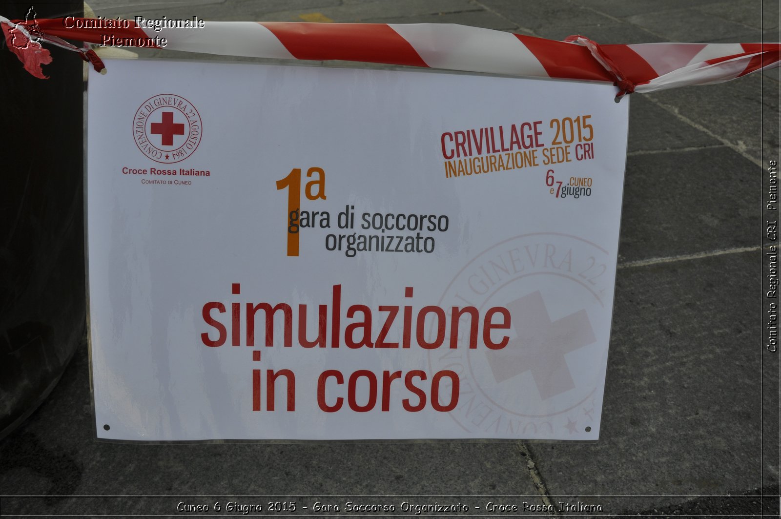 Cuneo 6 Giugno 2015 - Gara Soccorso Organizzato - Croce Rossa Italiana- Comitato Regionale del Piemonte