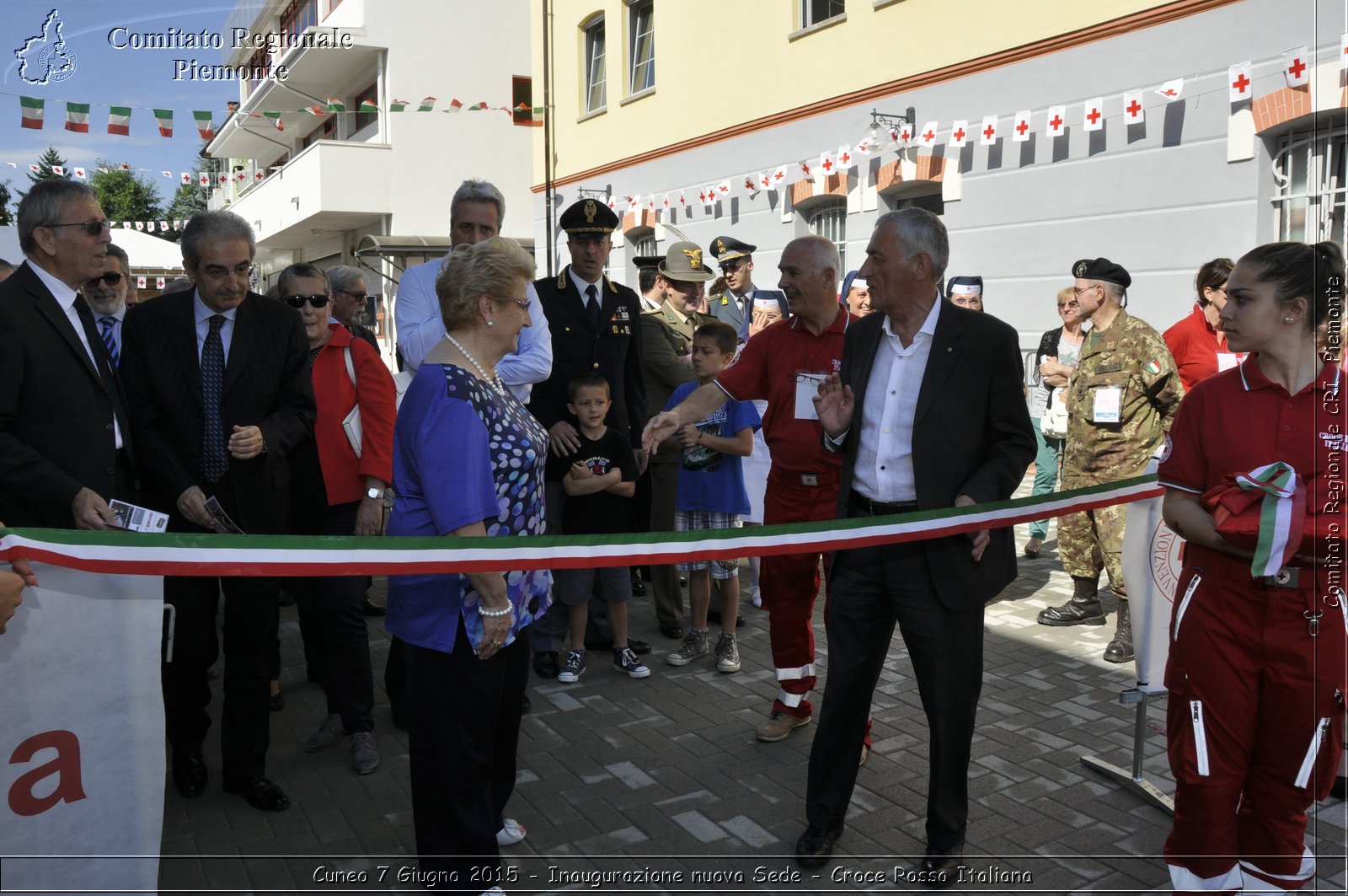 Cuneo 7 Giugno 2015 - Inaugurazione nuova Sede - Croce Rossa Italiana- Comitato Regionale del Piemonte