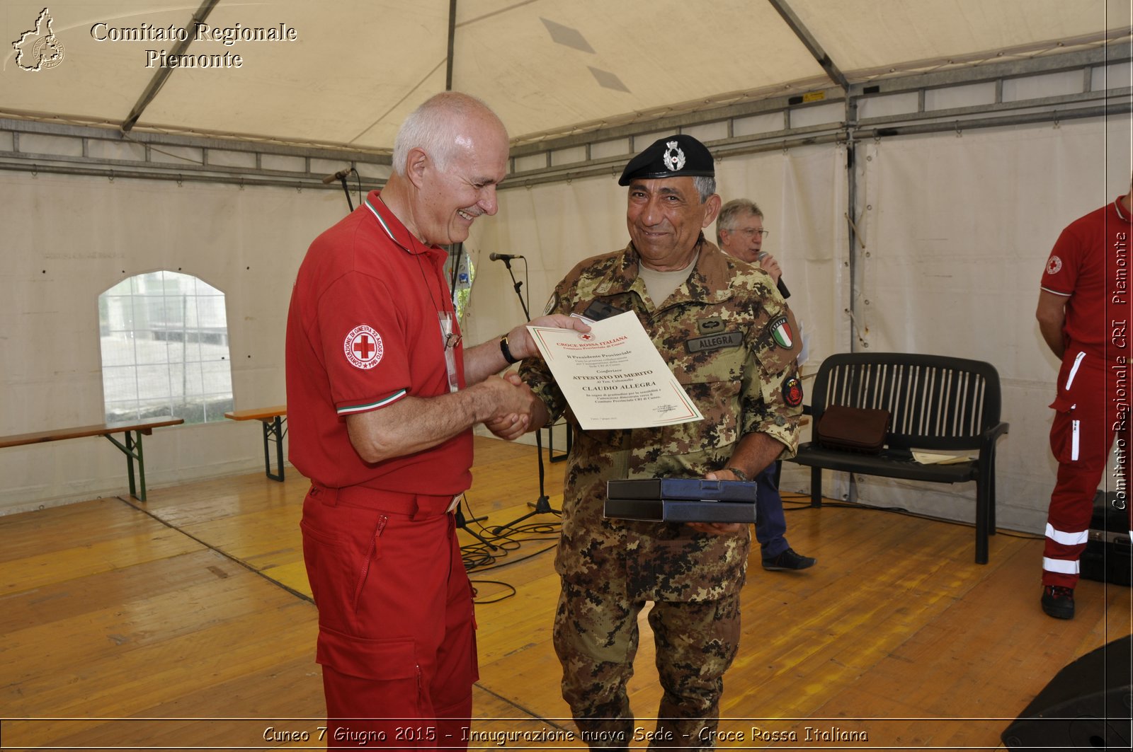 Cuneo 7 Giugno 2015 - Inaugurazione nuova Sede - Croce Rossa Italiana- Comitato Regionale del Piemonte