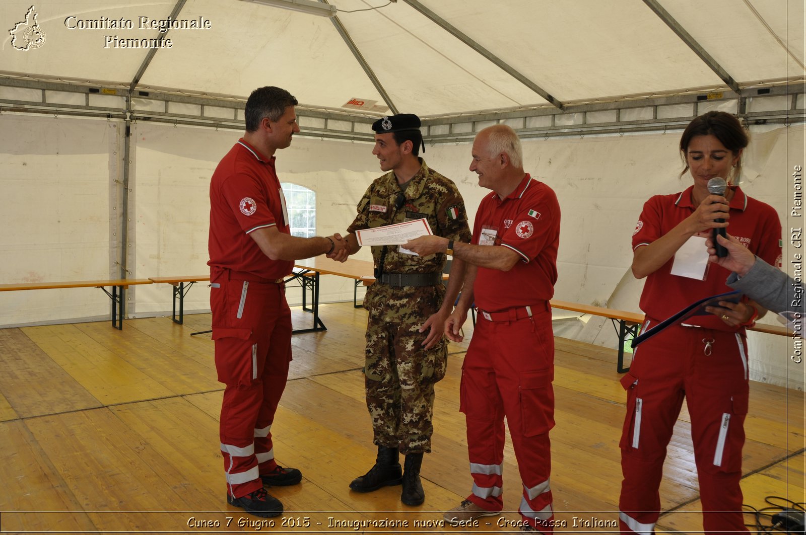 Cuneo 7 Giugno 2015 - Inaugurazione nuova Sede - Croce Rossa Italiana- Comitato Regionale del Piemonte