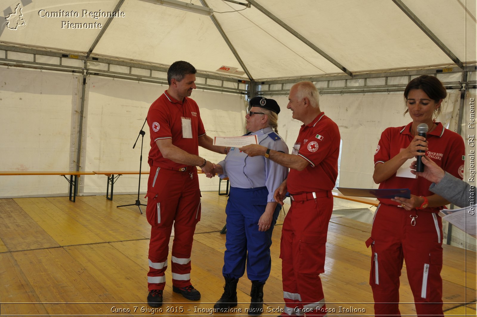 Cuneo 7 Giugno 2015 - Inaugurazione nuova Sede - Croce Rossa Italiana- Comitato Regionale del Piemonte