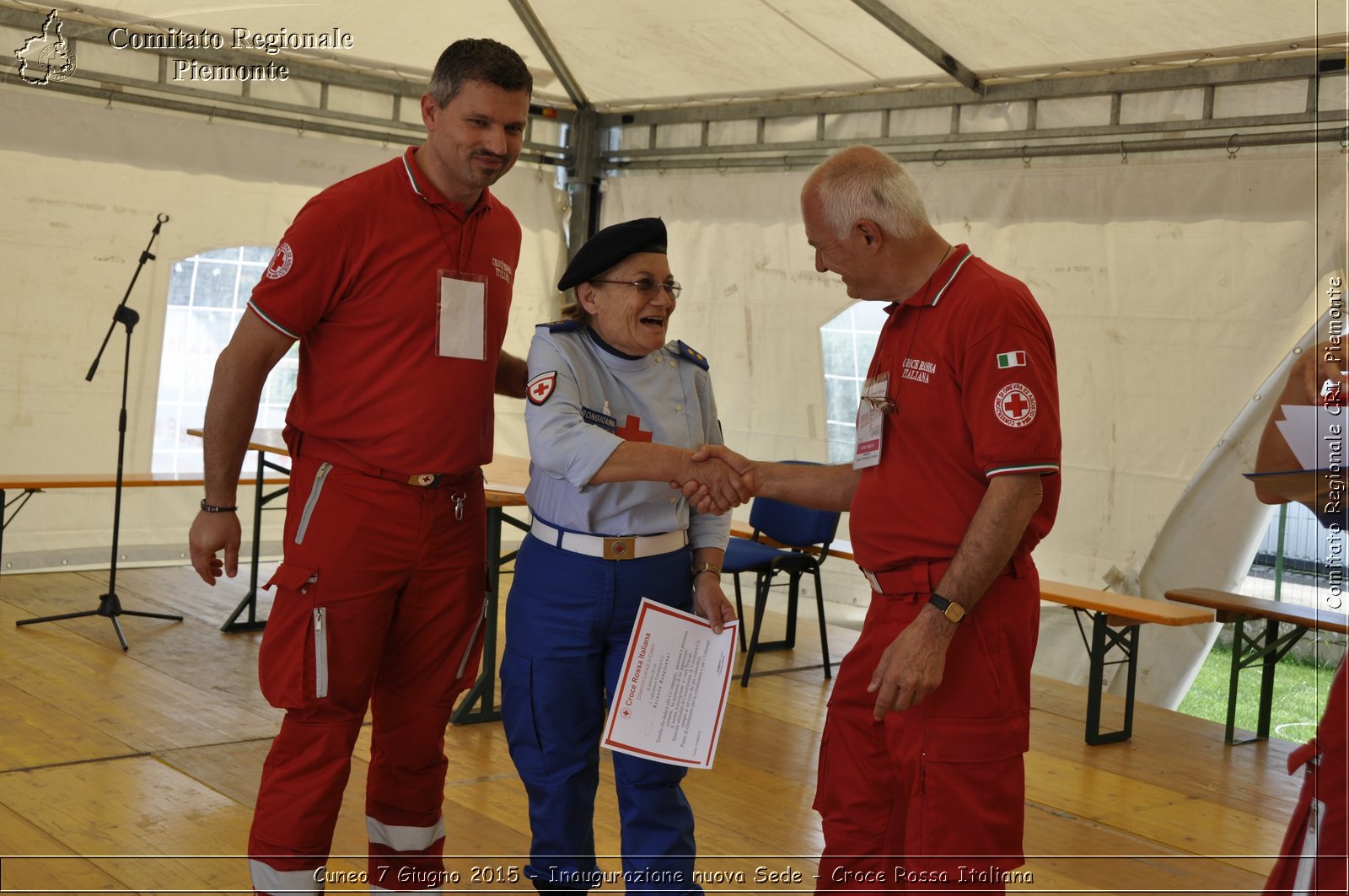 Cuneo 7 Giugno 2015 - Inaugurazione nuova Sede - Croce Rossa Italiana- Comitato Regionale del Piemonte