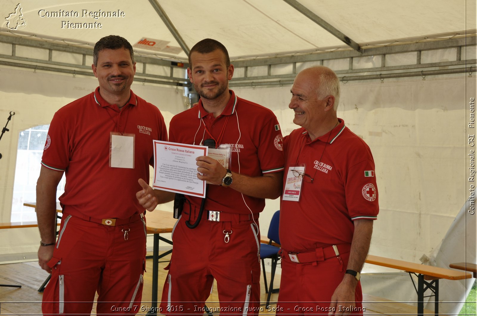 Cuneo 7 Giugno 2015 - Inaugurazione nuova Sede - Croce Rossa Italiana- Comitato Regionale del Piemonte