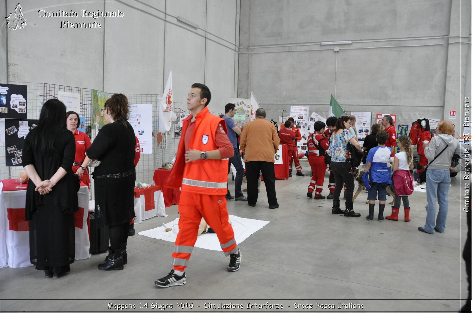 Mappano 14 Giugno 2015 - Simulazione Interforze - Croce Rossa Italiana- Comitato Regionale del Piemonte