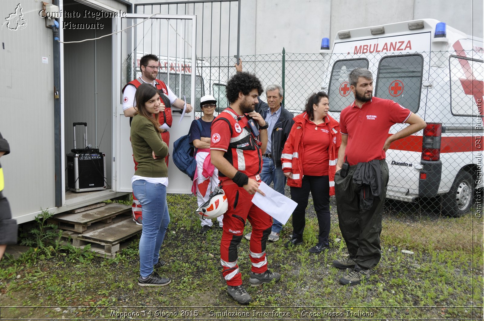 Mappano 14 Giugno 2015 - Simulazione Interforze - Croce Rossa Italiana- Comitato Regionale del Piemonte