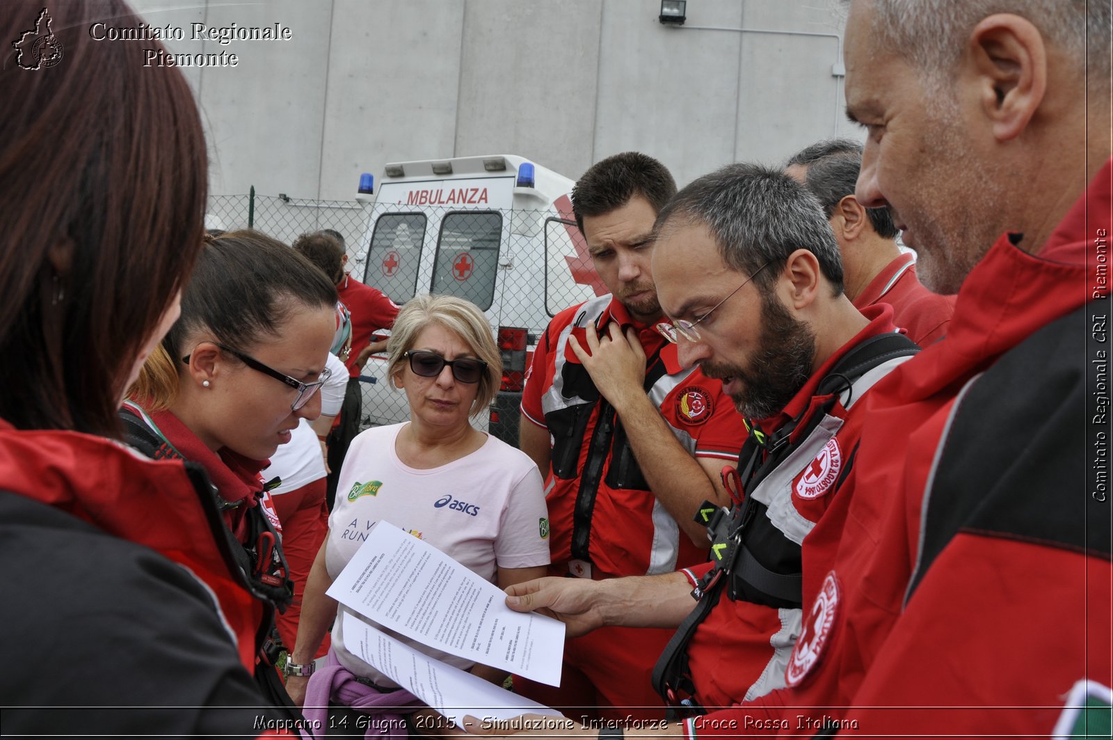 Mappano 14 Giugno 2015 - Simulazione Interforze - Croce Rossa Italiana- Comitato Regionale del Piemonte