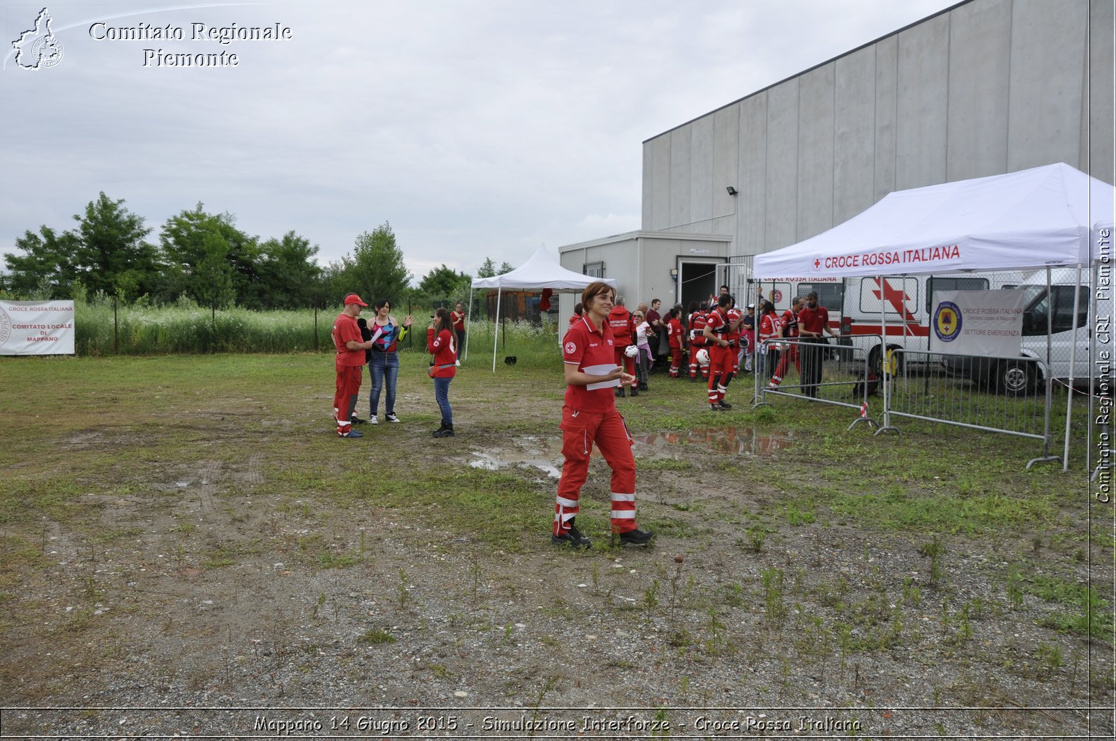 Mappano 14 Giugno 2015 - Simulazione Interforze - Croce Rossa Italiana- Comitato Regionale del Piemonte