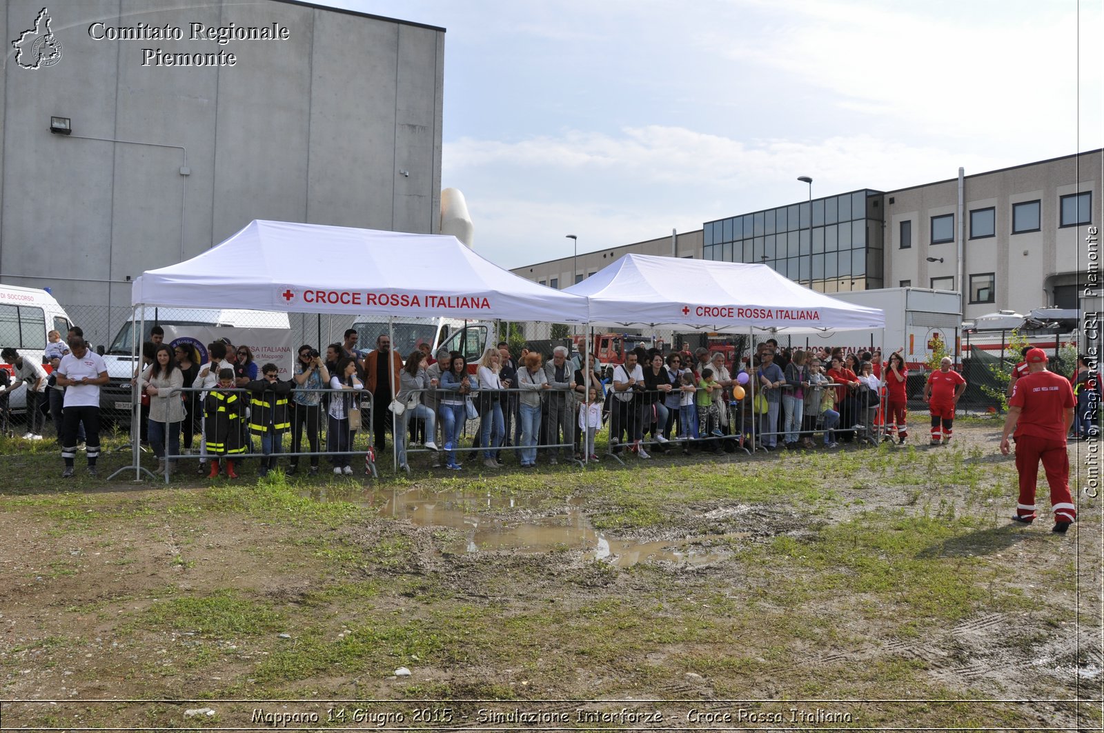 Mappano 14 Giugno 2015 - Simulazione Interforze - Croce Rossa Italiana- Comitato Regionale del Piemonte