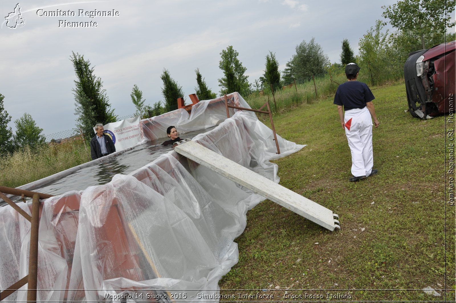 Mappano 14 Giugno 2015 - Simulazione Interforze - Croce Rossa Italiana- Comitato Regionale del Piemonte