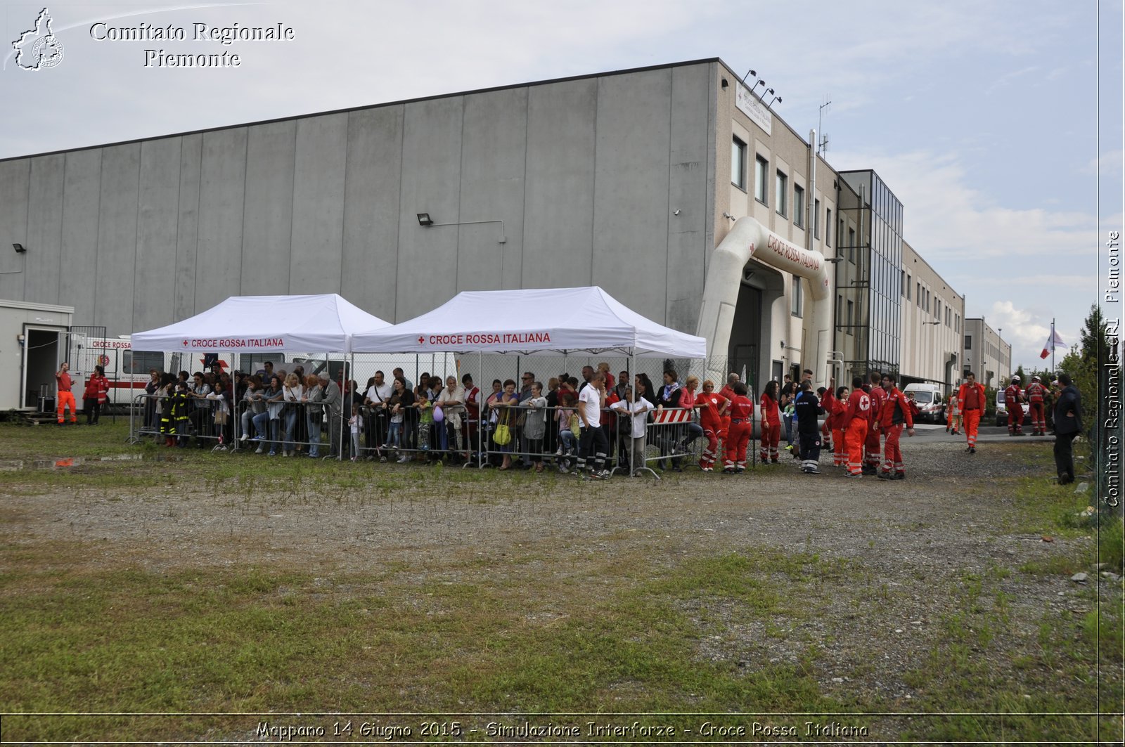 Mappano 14 Giugno 2015 - Simulazione Interforze - Croce Rossa Italiana- Comitato Regionale del Piemonte