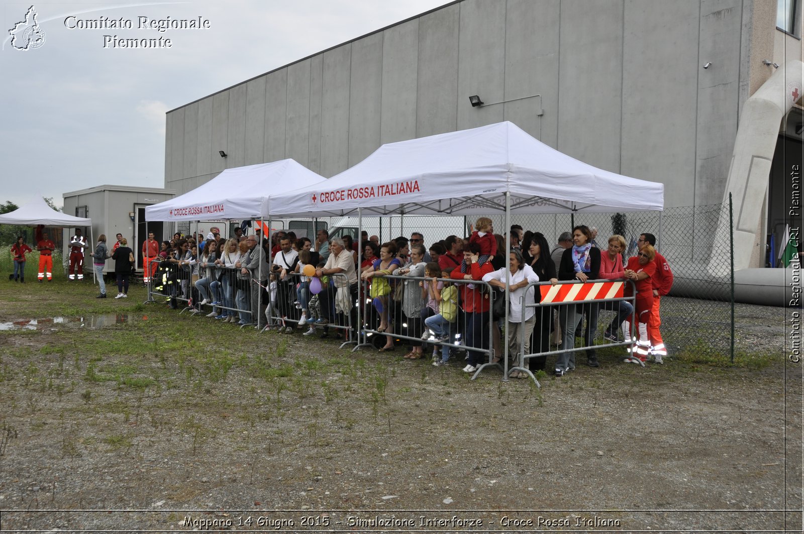 Mappano 14 Giugno 2015 - Simulazione Interforze - Croce Rossa Italiana- Comitato Regionale del Piemonte